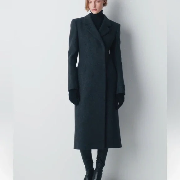 Aritzia metropolitan coat luxe wool cashmere NWT - Picture 3 of 11
